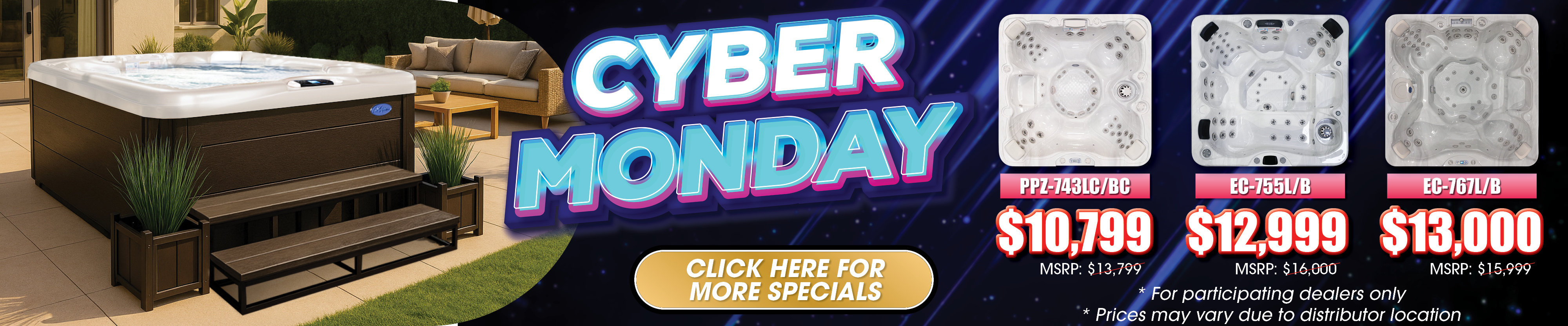 Calspas hot tub being used in a family setting - Diamondbar