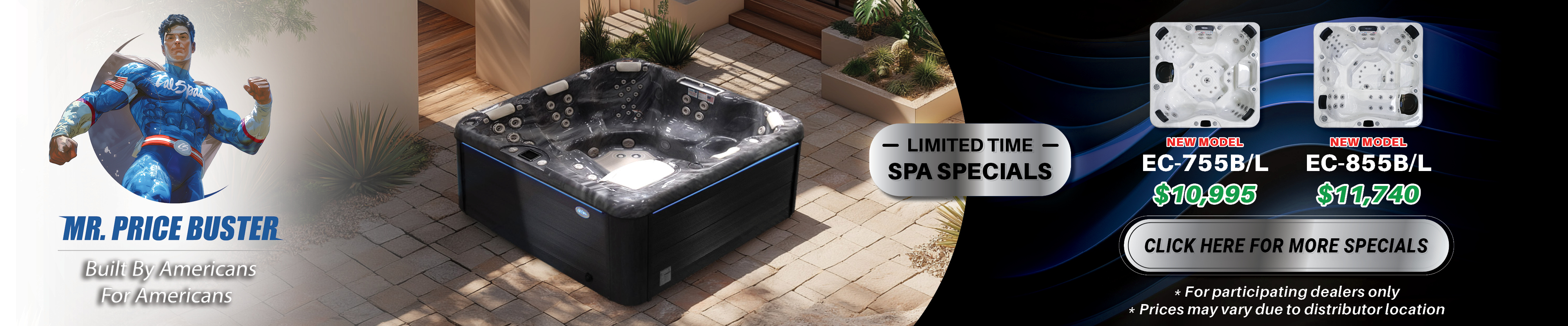 Calspas hot tub being used in a family setting - Diamondbar